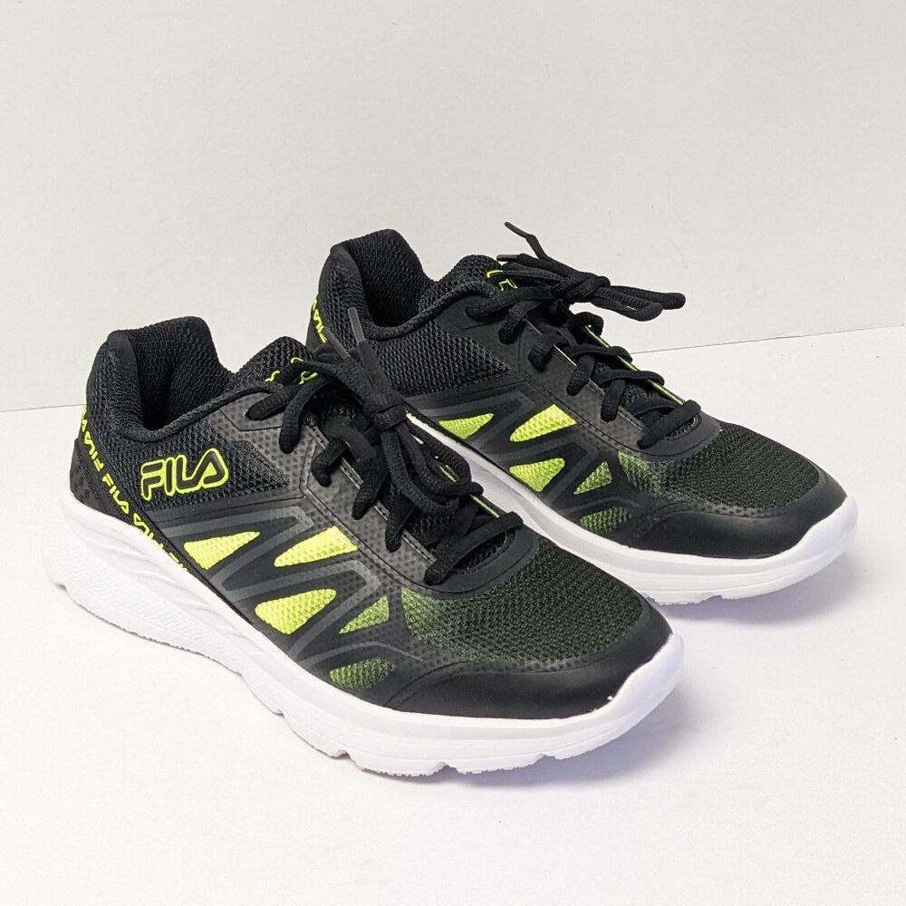 Fila Memory Cryptostride Running Shoes, Black, Me… - image 1